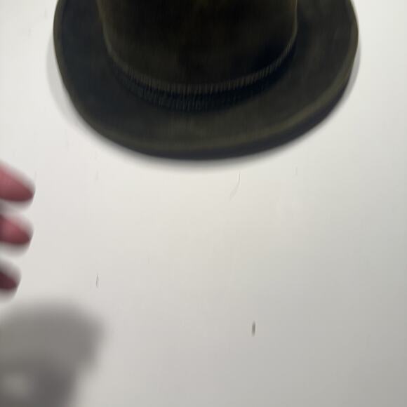 VTG Anton Peschel Dinkelsbuhl Germany Olive green Felt Fedora Hat Size unknown - Picture 4 of 11